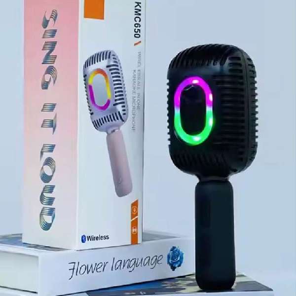KMC650 Retro Wireless All in 1 Karaoke Microphone