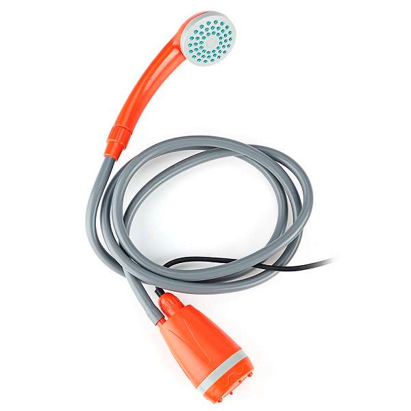 XF000034 12V Portable Outdoor Camping Shower Pump With Hose, Nozzle &amp; Carry Bag