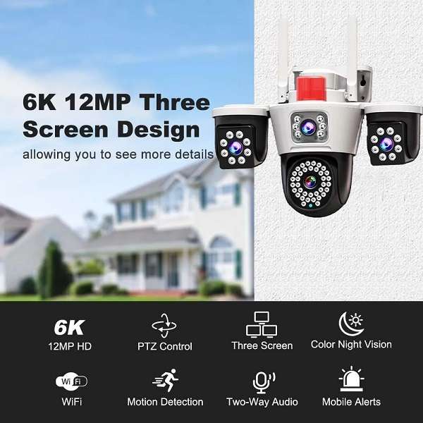 CW23030A-WIFI Remote Access Wifi 4 Camera with Motion Sensor ESEECLOUD
