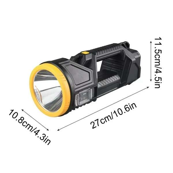 Chuangyu PM-68 Rechargeable Solar Powered LED +COB Searchlight W5161-2