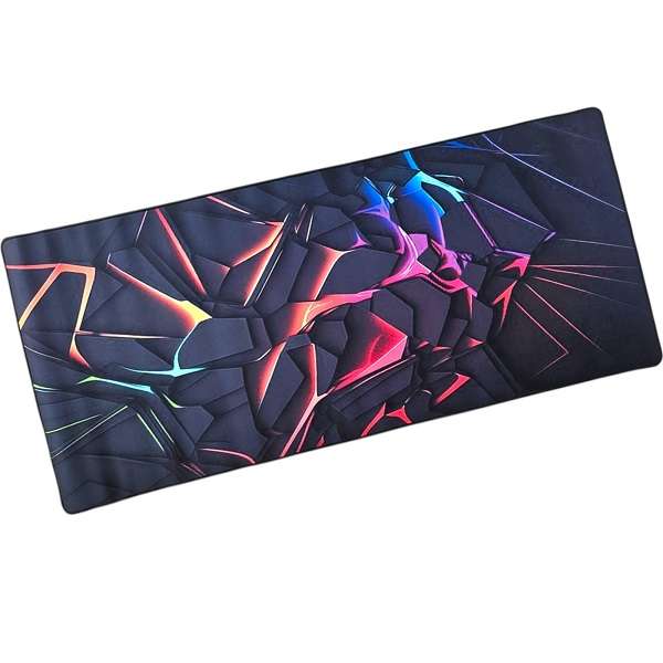 90cm x 40cm x 3mm Geometric Pattern Anti-slip Mouse Pad