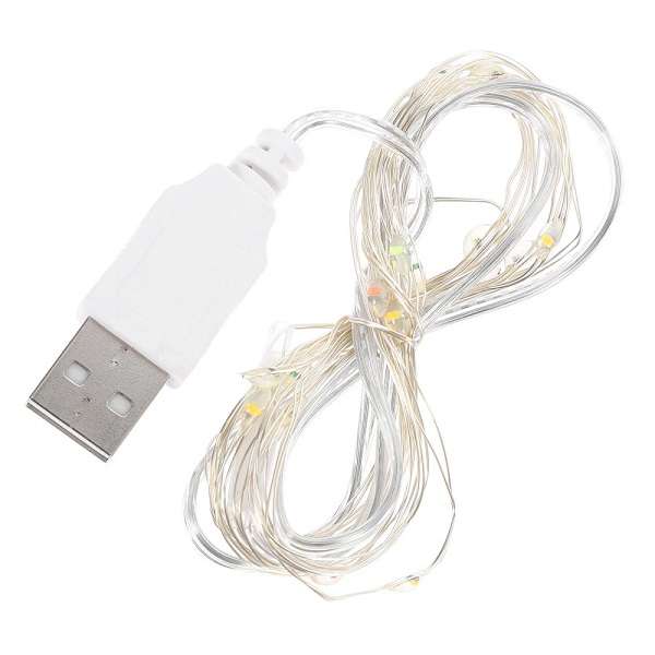 ZYF-D238 10M USB Powered Copper Wire Fairy Lights PACK OF 50 White