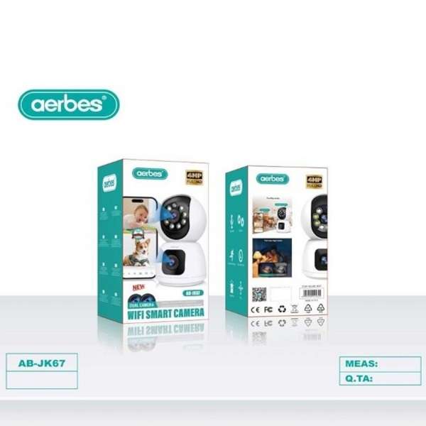 Aerbes AB-JK67 Dual Camera Monitoring  Surveillance