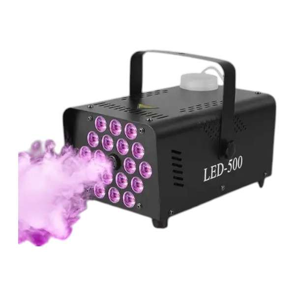 LED-500 2 in 1 Smoke Fogger With 18 LED Stage And Remote Controls