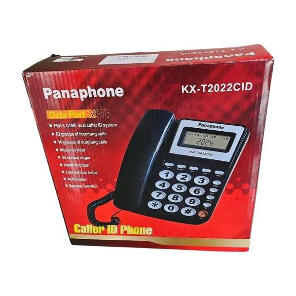 KX-T2022CID Desktop Corded Landline Telephone With Caller ID Display And Auto-Redial
