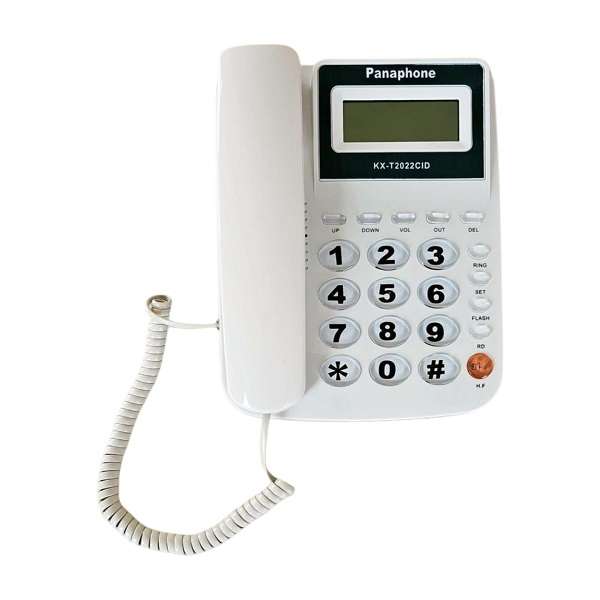KX-T2022CID Desktop Corded Landline Telephone With Caller ID Display And Auto-Redial