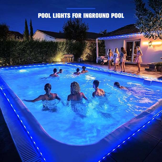 ZYF-D260 Solar Powered Tube Light Copper Wire Blue 10M