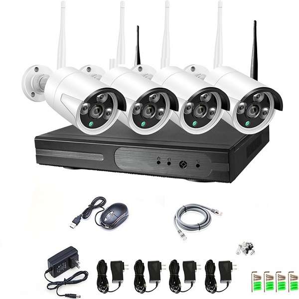 CW25-NVR Smart Wifi HD NVR Kit 4 Channel ESEECLOUD App