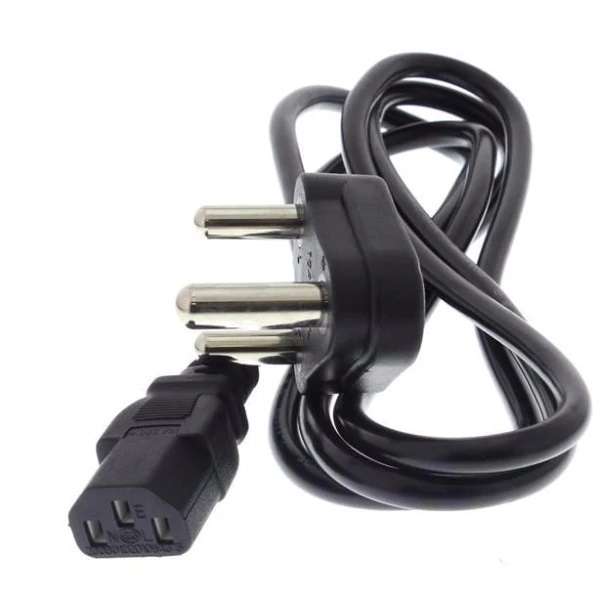 SE- L2653 Pin Cable Cord IEC Plug for Kettle PC Monitor Uses 1.2M