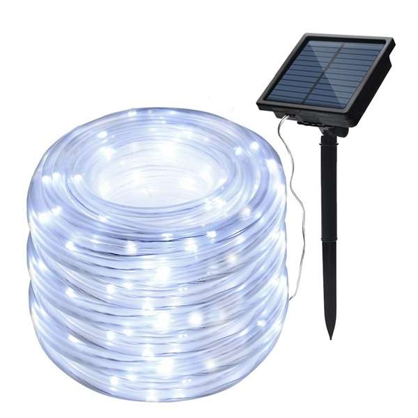 ZYF-D266 Solar Powered Tube Light Copper Wire White 50M With Remote Control
