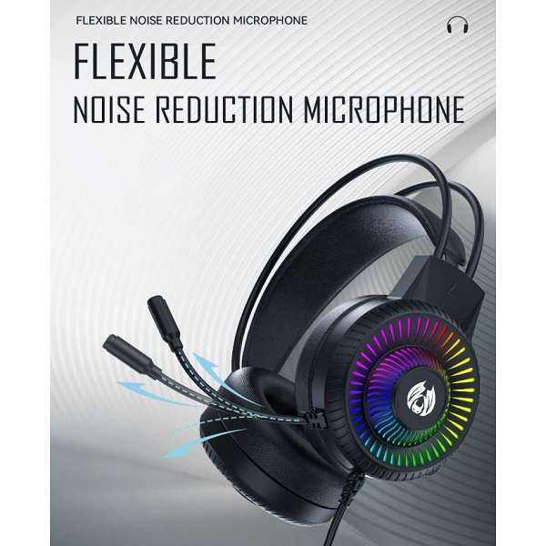 H82Wired Headphone RGB Light Gaming  Headset