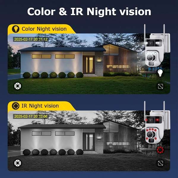 ST-637-6M Solar Powered 4G 6MP Dual Lens Camera With Ubox App