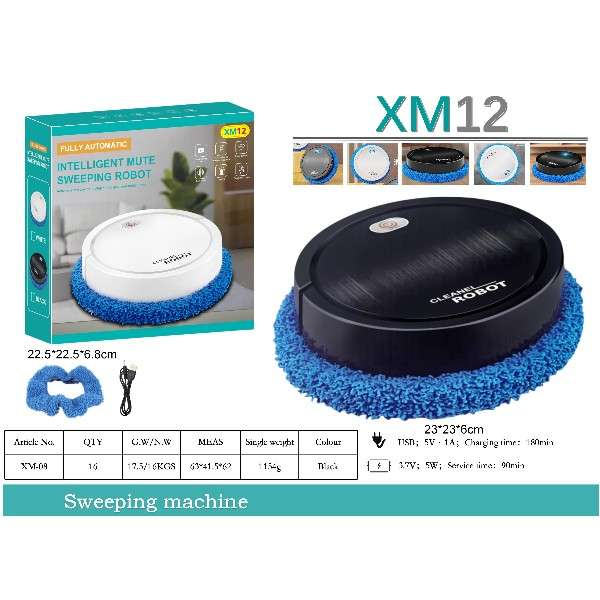 XM12 Rechargeable Automatic Intelligent Sweeping Robot