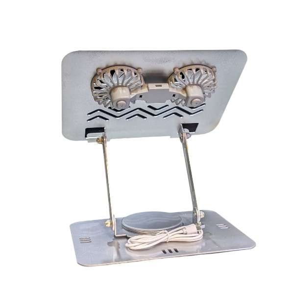 L-018 Adjustable 360 Laptop Cooling Stand With Dual Fans