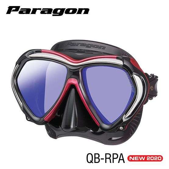 Tusa Tusa Mask - Paragon - Black/Metallic Dark Red