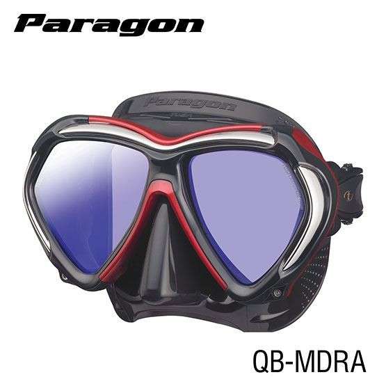 Tusa Tusa Mask - Paragon - Black/Metallic Dark Red