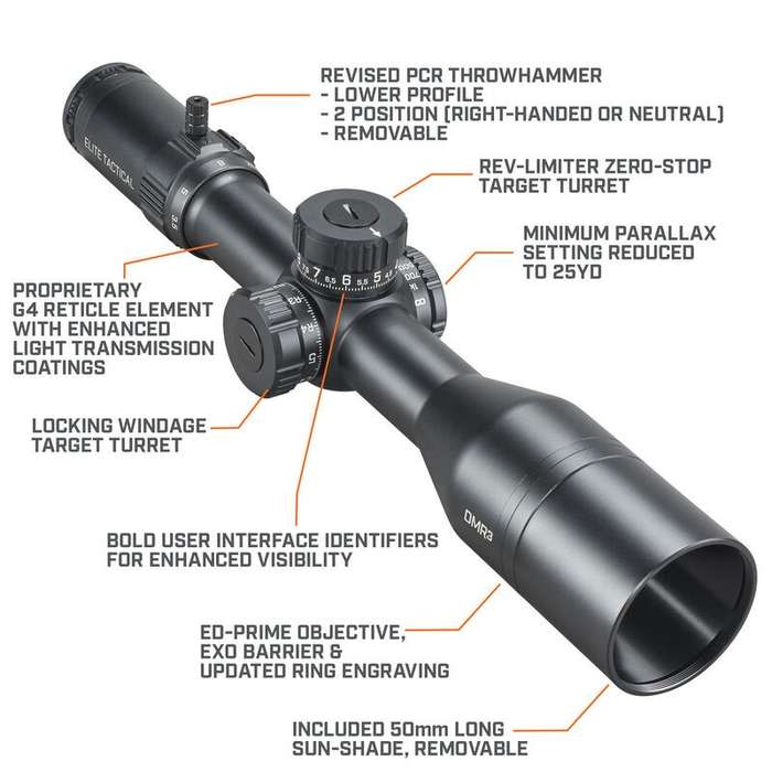 Bushnell ELITE TACTICAL DMR3 3.5-21X50