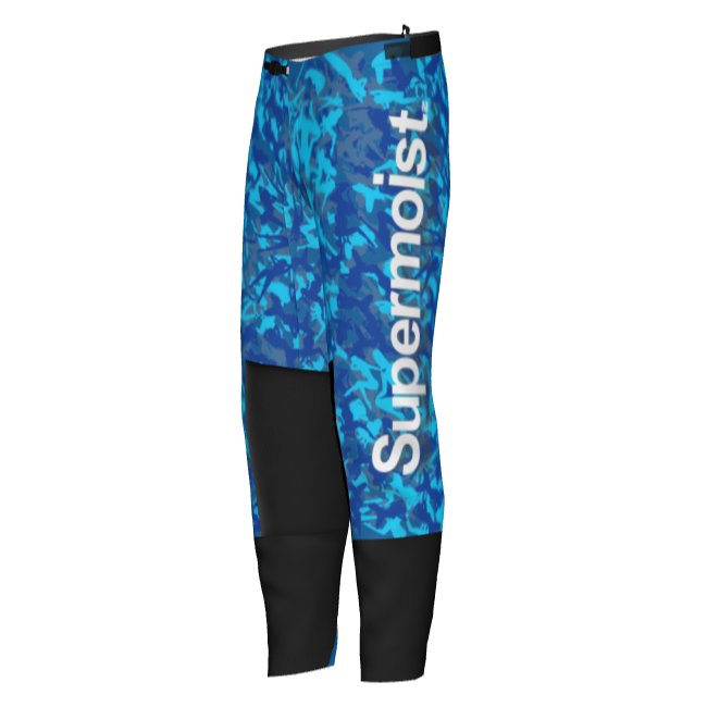 Supermoist Supermoist Blue Stripper Camo Riding Pants - 36