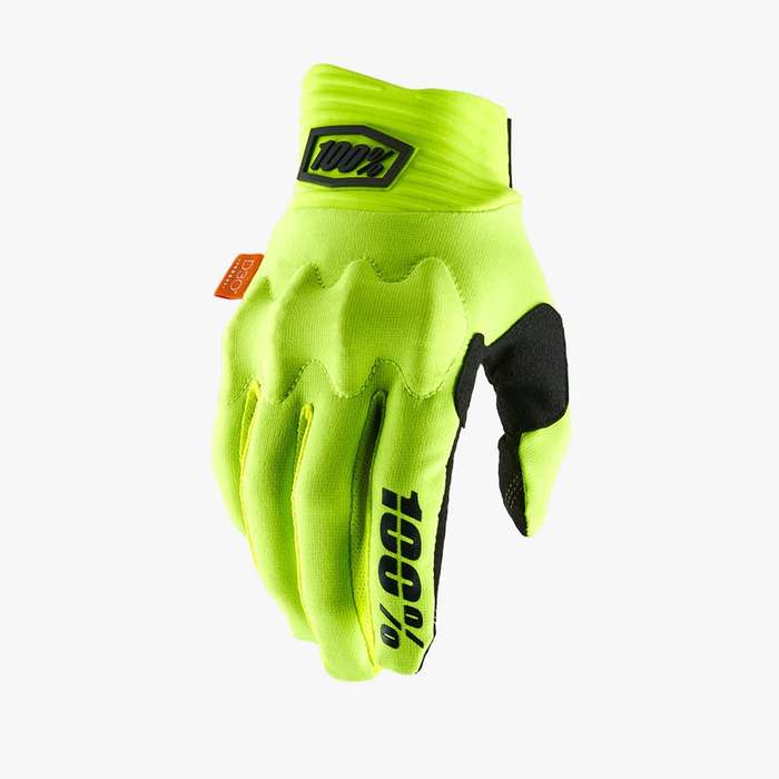 100% Cognito Riding Gloves - ORANGE/BLACK | S