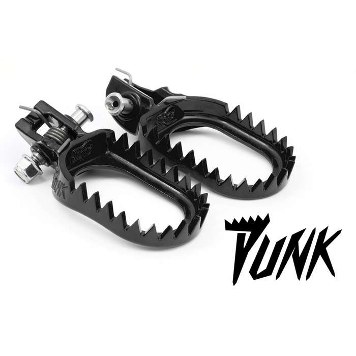 S3 S3 Punk Foot Pegs (Low Back) For KTM - Husqvarna and Gas Gas 2017 to 2023 - Silver