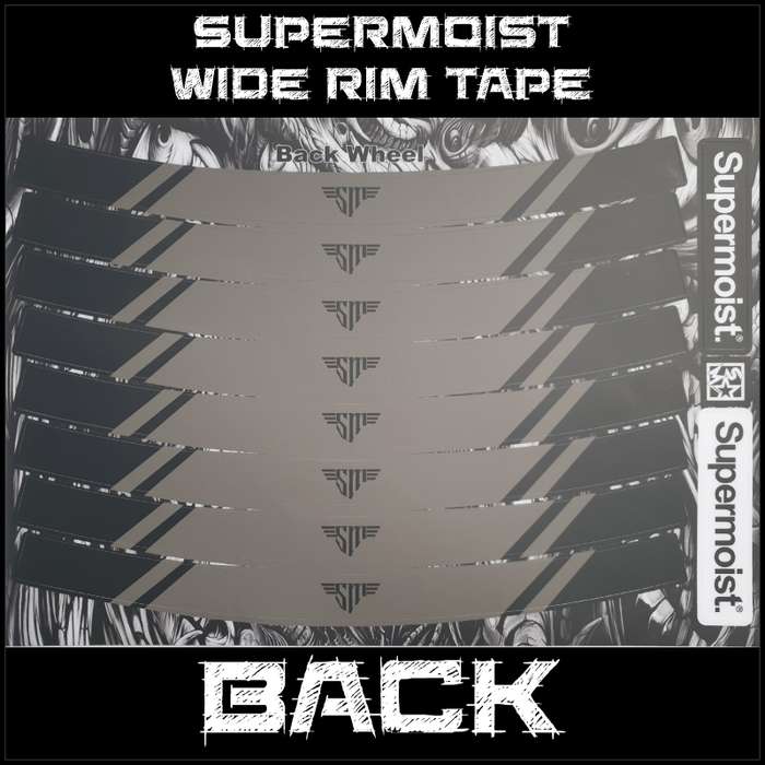 Supermoist Supermoist Wide Rim Tape - Black & Gray