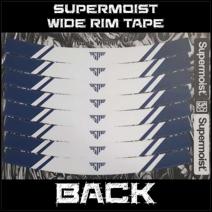 Supermoist Supermoist Wide Rim Tape - Blue & White