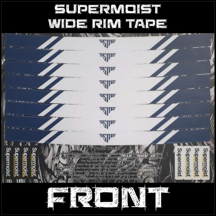 Supermoist Supermoist Wide Rim Tape - Blue & White