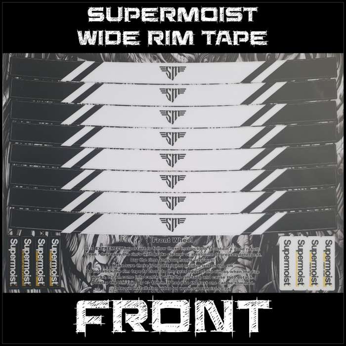 Supermoist Supermoist Wide Rim Tape - Black & White