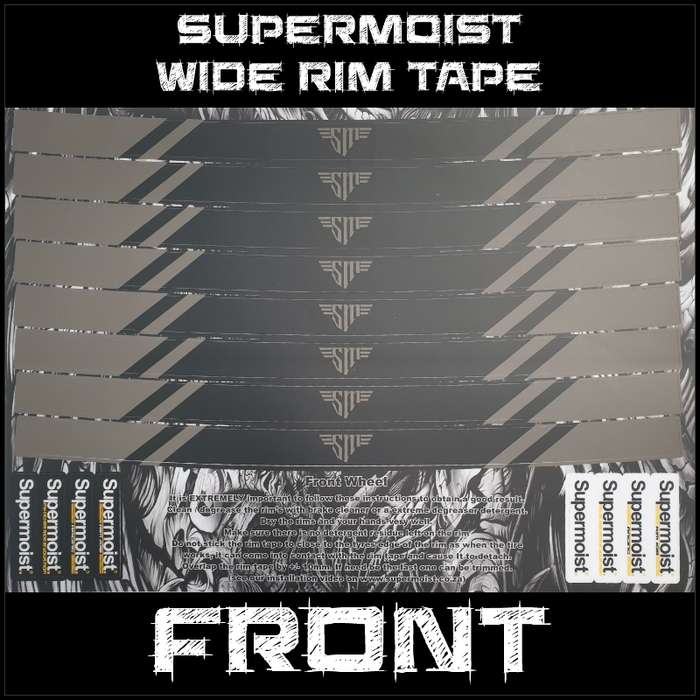 Supermoist Supermoist Wide Rim Tape - Gray & Black