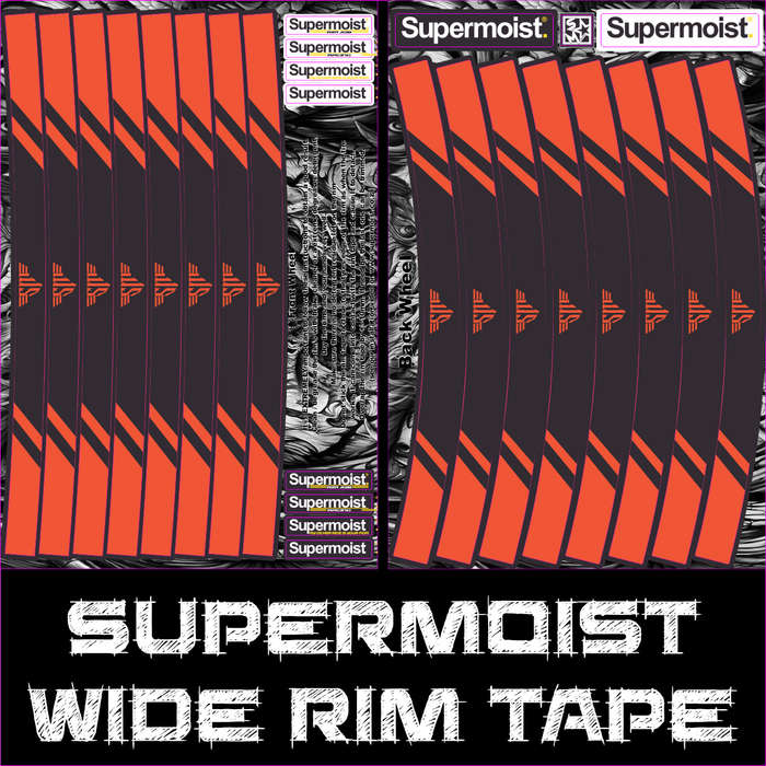 Supermoist Supermoist Wide Rim Tape - Orange & Black