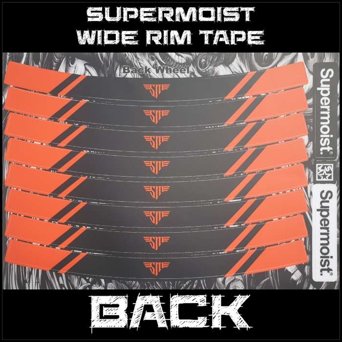 Supermoist Supermoist Wide Rim Tape - Orange & Black