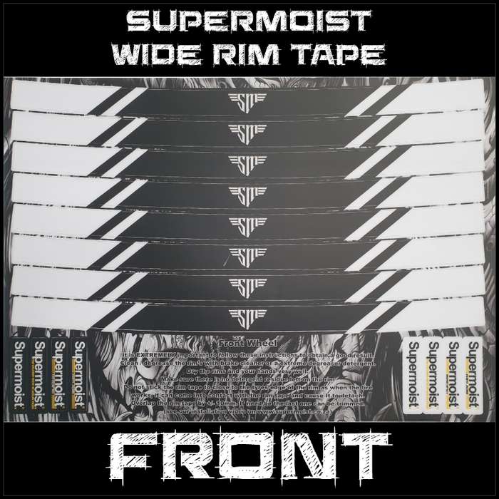 Supermoist Supermoist Wide Rim Tape - White & Black