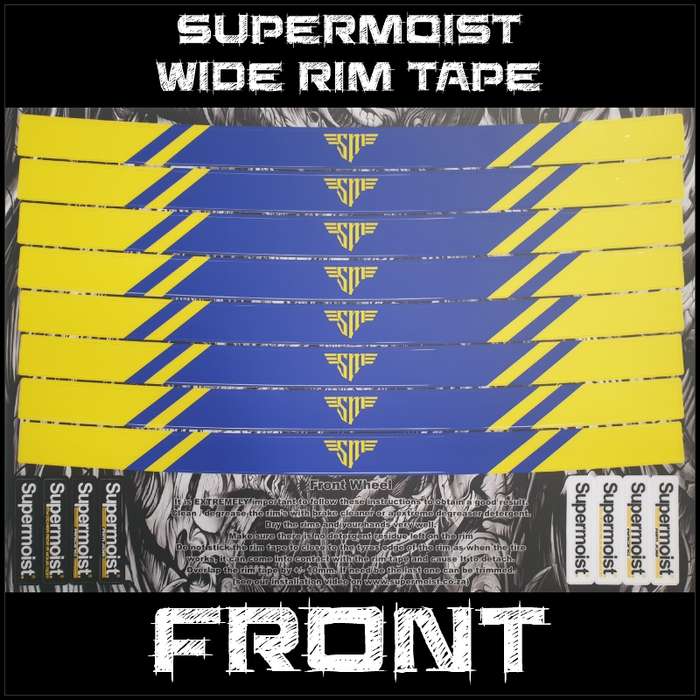 Supermoist Supermoist Wide Rim Tape - Yellow & Blue