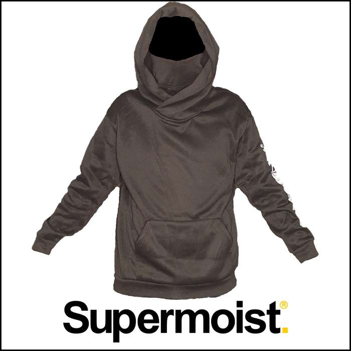 Supermoist Supermoist Cowel Neck Hoodie - Grey | L