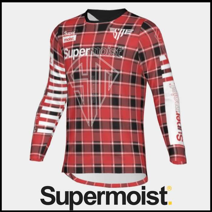 Supermoist Regular Fit "Hee Haa Red" Riding Shirt - 3XL | Hive