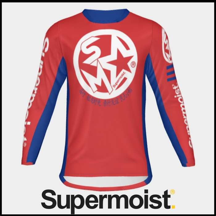 Supermoist Regular Fit "Send It Red" Riding Shirt - S | Hive