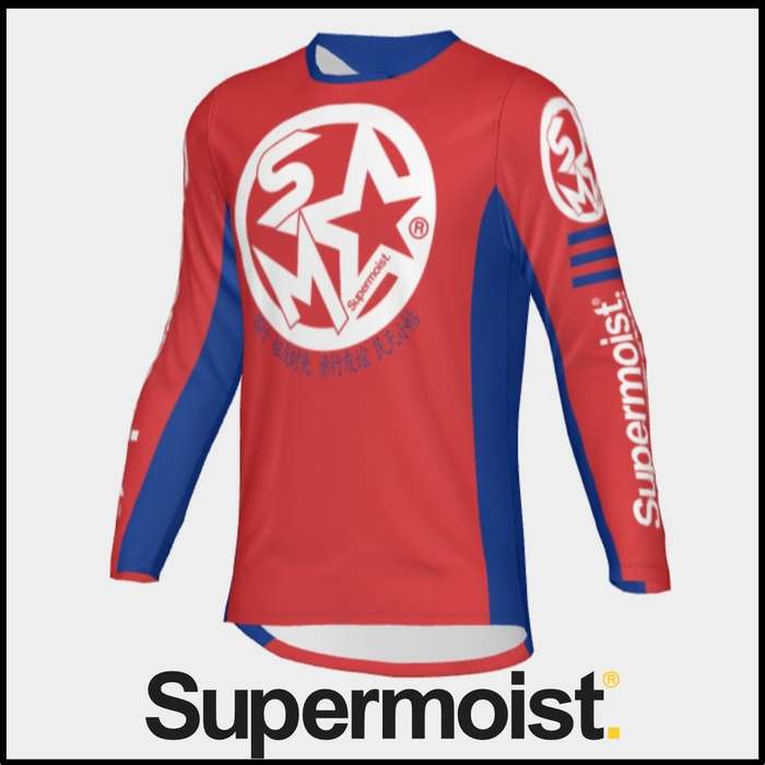 Supermoist Regular Fit "Send It Red" Riding Shirt - S | Hive