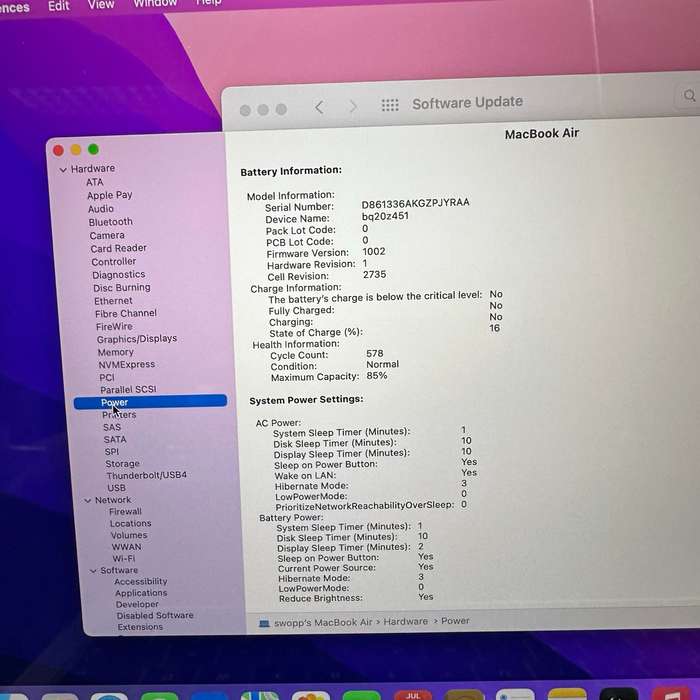 Macbook Air M1 13" 8GB 256GB Space Grey