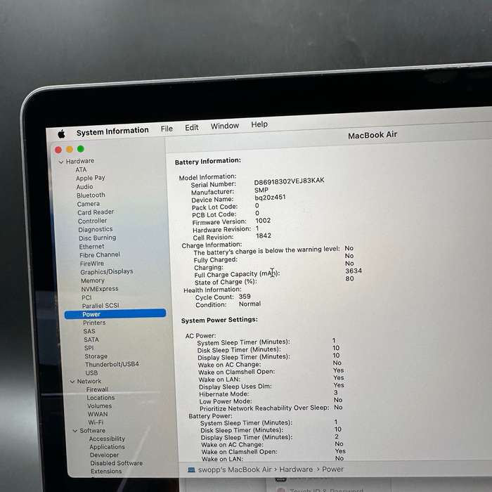 Macbook Air 13" 2019 128GB SSD | Intel Core i5 | 8GB Ram | Space Grey