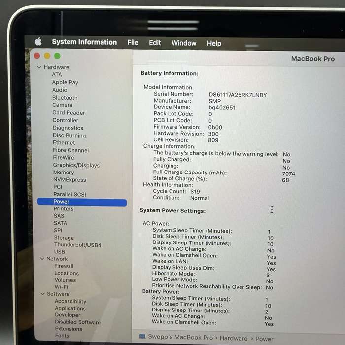 Macbook Pro 16" 2019 Core i9 | 1TB | 16GB Ram