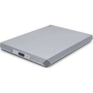 2TB LaCie Mobile, USB 3.1, Type-C, Moon Silver, External Mobile Drive (OEM Packaged/Not Retail)