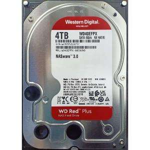 4TB WD Red Plus NAS Edition, SATA-6Gbs, CMR, 256MB Cache, 3.5" Internal HDD