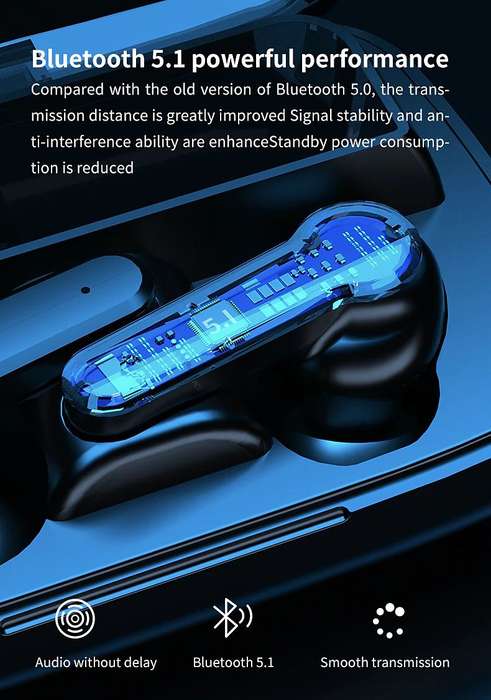 M19 Earbuds TWS Wireless Bluetooth
