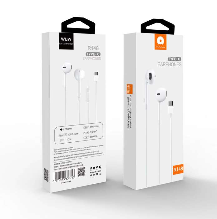 WUW-R148 Type-C Wired Earphones