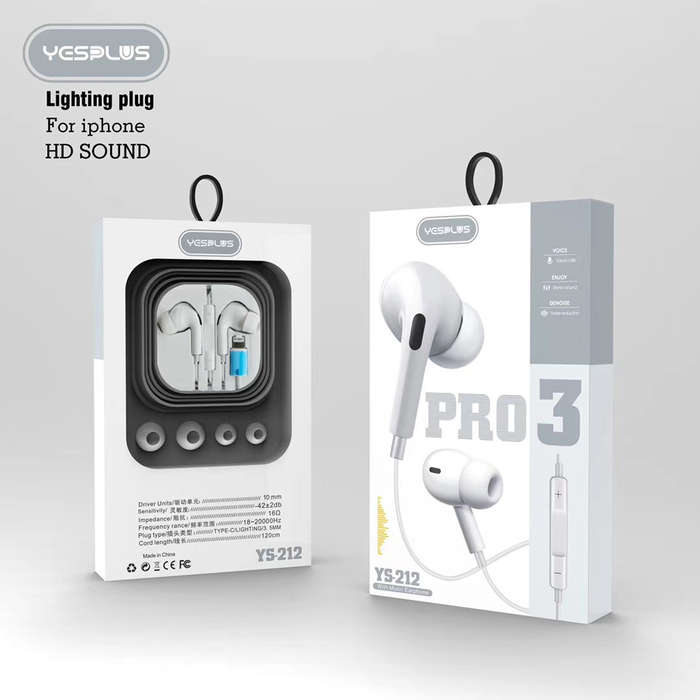 YESPLUS YS-212 iPhone Wired Earphones
