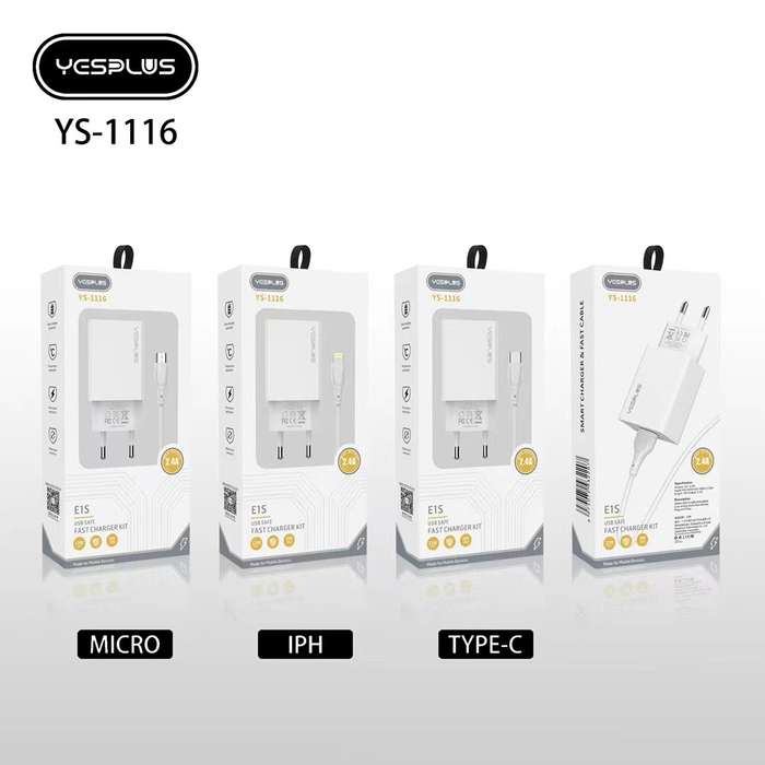 YESPLUS YS-1116 2.4A Charger - Type-C