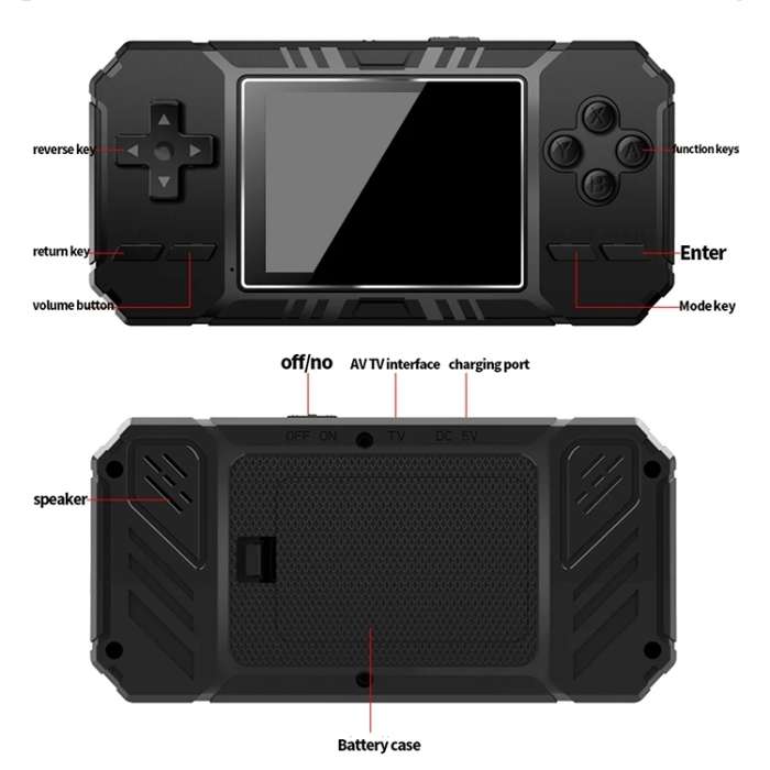 Andowl - QGS8 - Retro Hand-Held Gaming Console