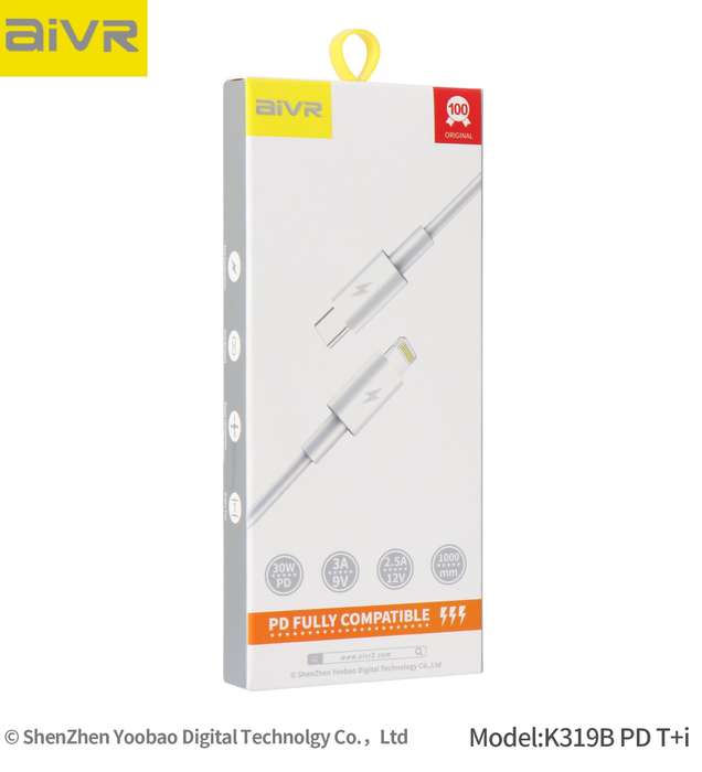 Aivr K319 PD Type-C to iPhone Cable