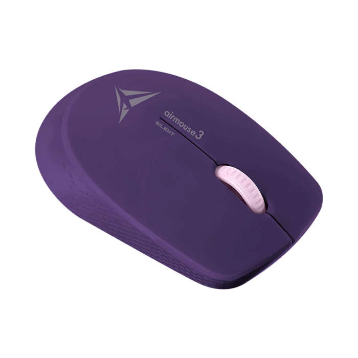 Alcatroz Airmouse 3 Silent Wireless Mouse - Aubergine