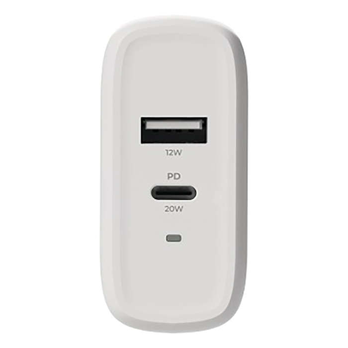 2PWC32W02-EU | 2-Power 32W with USB Type-C and Type-A Ports Wall Charger